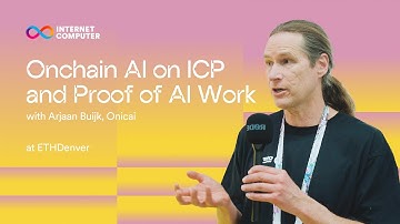 Decentralized AI on ICP: Arjaan Buijk, CTO of Onicai on Proof of AI Work | ETH Denver Interview