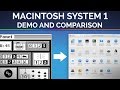 Macintosh System 1 (1984) - Demo and Comparison