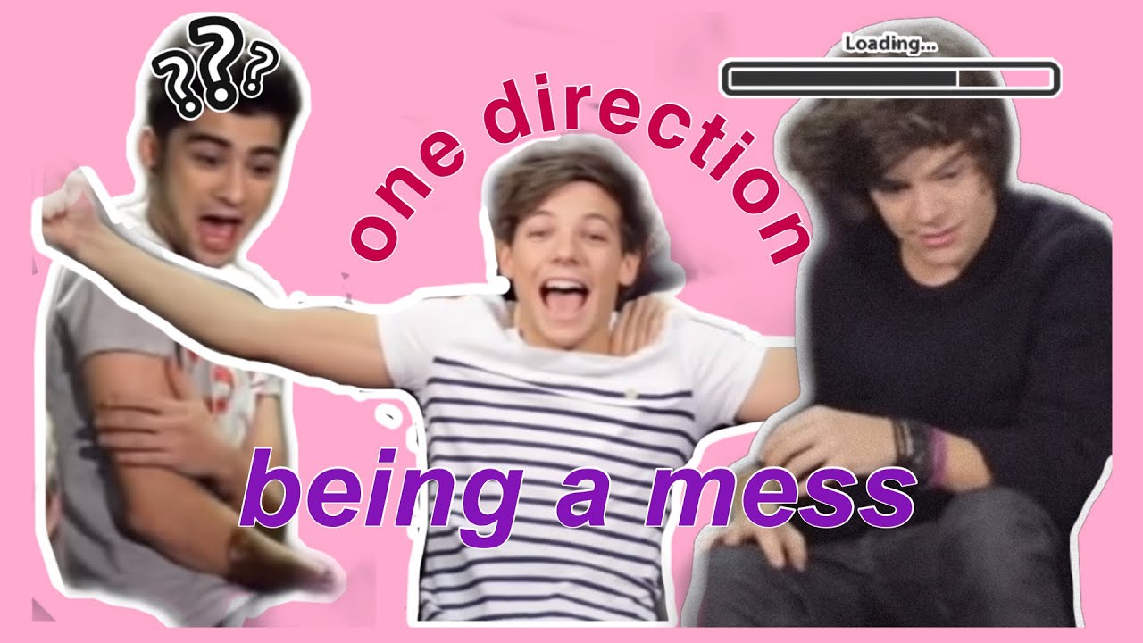 one direction being a mess in video diary 3 (try not to laugh)