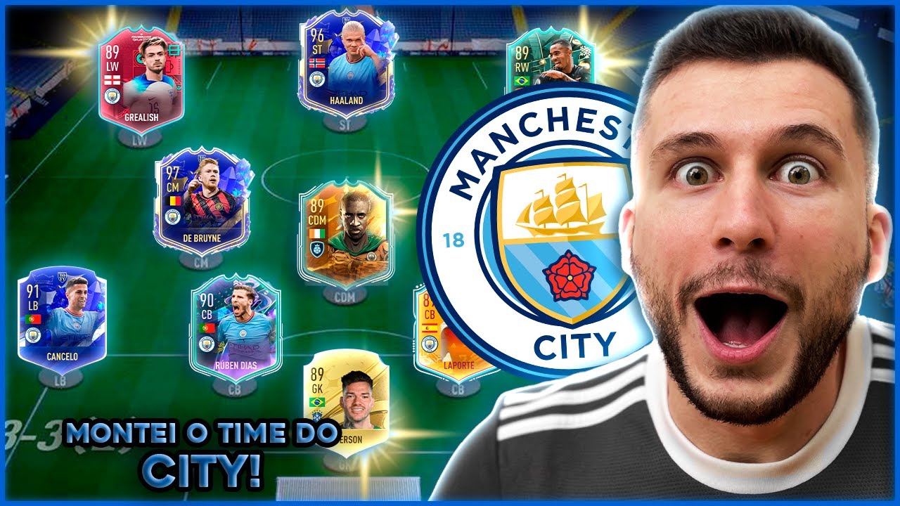 MONTEI O LENDÁRIO TIME DO MANCHESTER CITY E JOGUEI A WL!!! FIFA 23 - ULTIMATE TEAM
