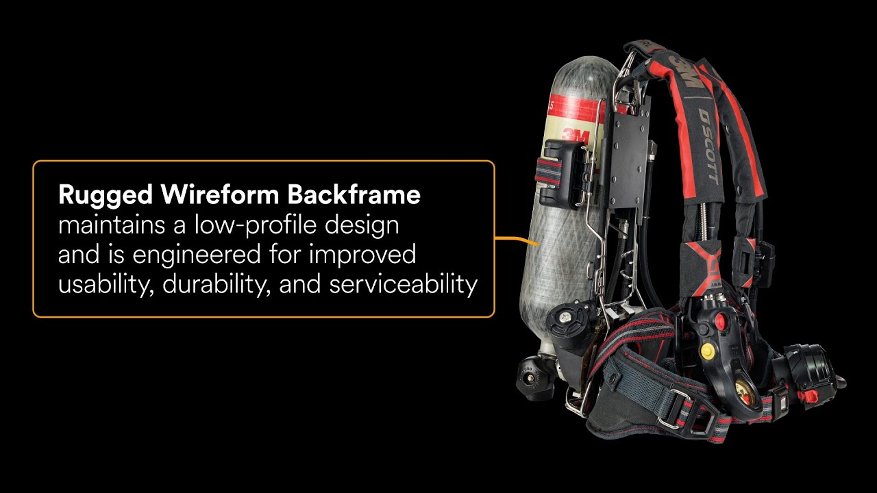 Scott X8A15026305B03 Air-Pak XD SCBA 5500 psig - Padded Harness