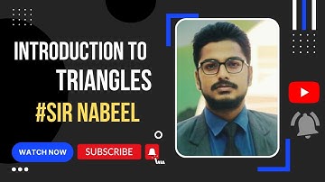 Introduction to Triangles | Types of Triangles | Learn with Sir Nabeel