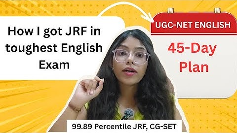 How I Cracked JRF in English in 45 Days (My Unit-Wise Paper 2 Strategy) #ugcnetenglish