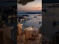 You, Me & sunset dinner here?🌅🌹#dreamy #beautifuldestinations #sunsetview #italian #jazz
