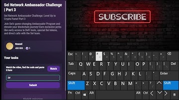 Sei network ambassador challenge Part 3 TapSwap code today