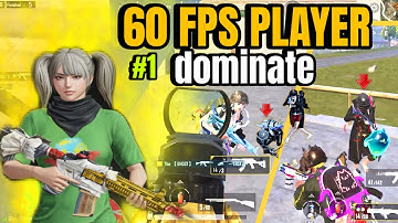 Faster than chinese Players 💀60 FPS Dominating Conqueror Lobby in Solo vs Squad |BGMI Gameplay