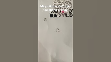 Máy cắt giấy cắt thiệp không bị cháy bằng máy Laser Co2 Siêu Tốc