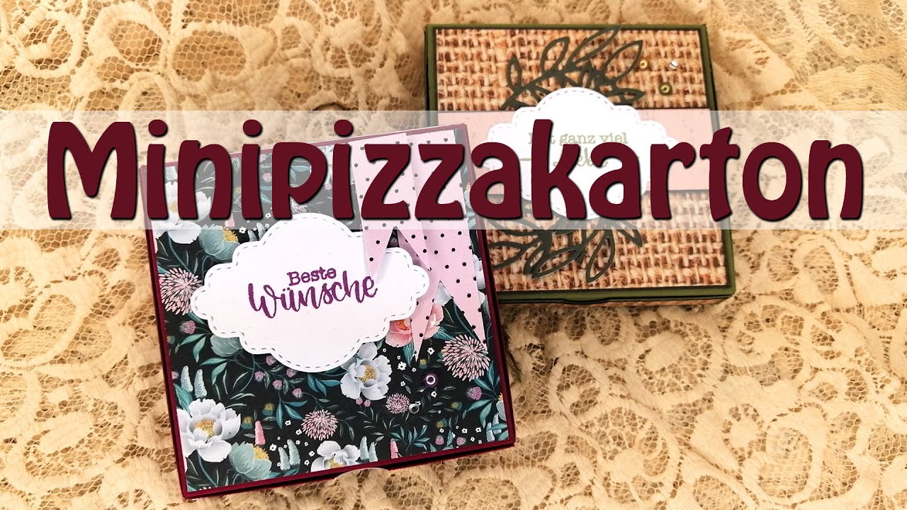 Minipizzakarton für verschiedene Größen