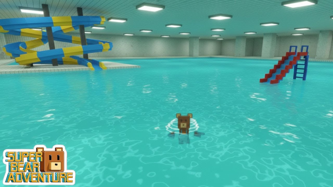 BACKROOM BARU KOLAM RENANG RAKSASA DI SUPER BEAR ADVENTURE