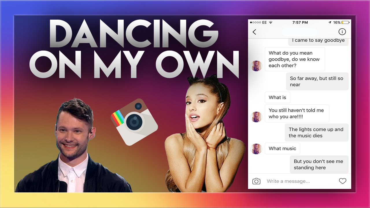 SONG LYRICS TEXT PRANK ON GIRL Dancing On My Own By Calum Scott Song lyrics text prank on girl dancing on my own by calum scott