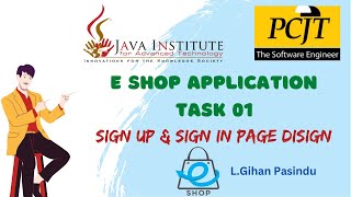 Web Project Task 01 | 1st Year | Semester 01 | Java Institute | Gihan Pasindu