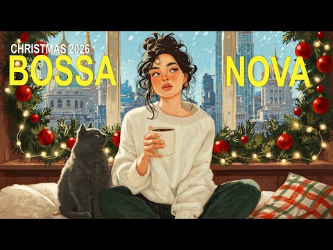 Christmas Songs Cafe Jazz Bossa Nova ❄️🎄 Relaxing Music For Work, Study 👑 Can't wait for Christmas