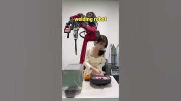 Six-dimensional force sensor welding robot. #weldingrobot #sixaxisrobot #factory #robotics
