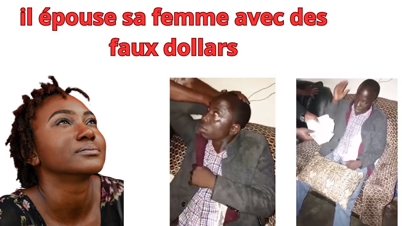 I L EPOUSE SA FEMME AVEC DES FAUX DEOLLARS ET LE SAINT ESPRIST LUI PARLE EN PLEIN VOL