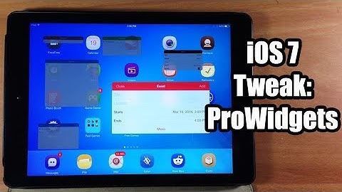 iOS 7 Jailbreak Tweak: ProWidgets
