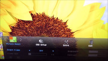 AOC i2473Pwy Menu System (OSD)