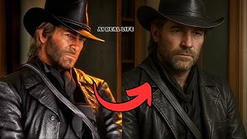 Red Dead Redemption 2 Characters Reimagined as Real People (AI Generated)