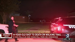 Search for suspects underway after 14-year-old fatally shot in Kingwood, deputies say