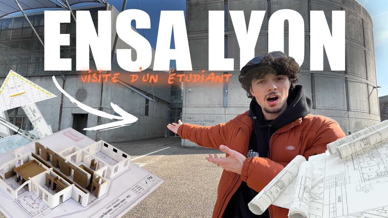 🏛 On VISITE L’ÉCOLE D’ARCHITECTURE de LYON ! (la vie d'étudiant en archi)