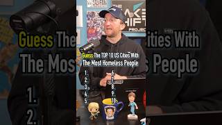 Top 10 US Cities With The Most Homeless People! #shorts #homeless #top10 #guessinggame #cities
