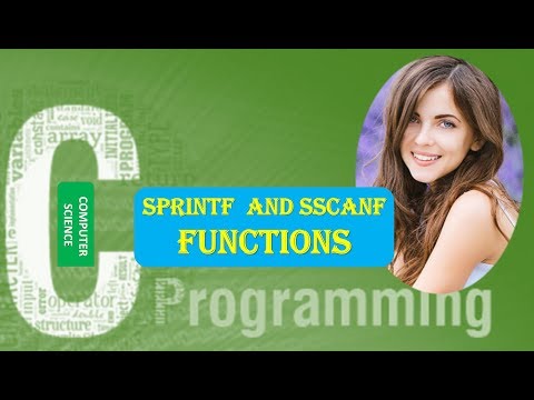 sprintf  and sscanf  Functions in C Programming