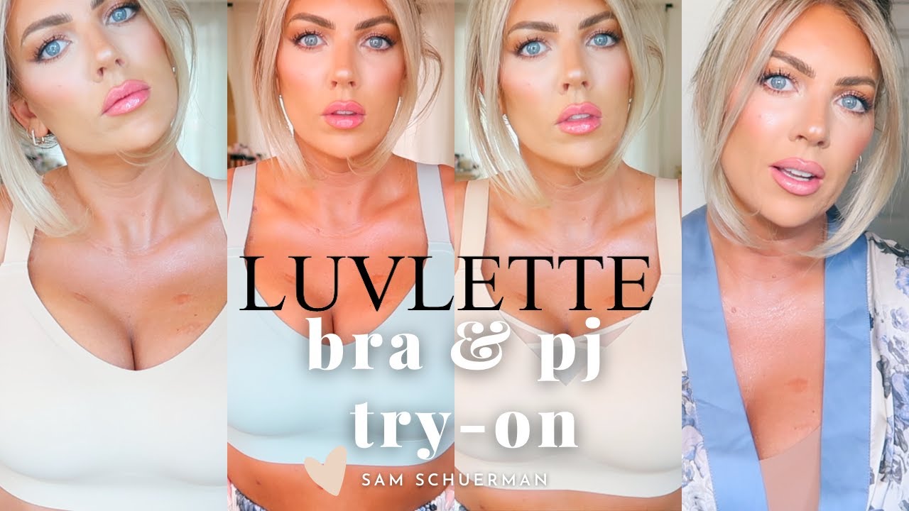 LUVLETTE BRA & PJ TRY-ON 38D/DD Under $20  Luvlette Dream Curve Collection  