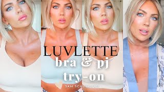 LUVLETTE BRA &amp; PJ TRY-ON 38D/DD Under $20 | Luvlette Dream Curve Collection