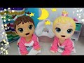 Baby Alive twin baby doll Compilation Morning to Evening Routine Feeding and changing baby dolls