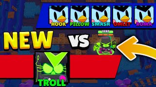 TROLL vs NOOBS / Brawl Stars Funny Moments & Fails! Troll vs Noobs