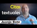 Qué son las Citas Textuales | Un ejemplo en estilo APA