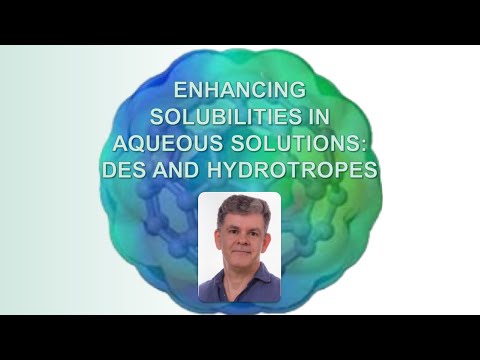 Enhancing Solubilities in Aqueous Solutions: DES and Hydrotropes
