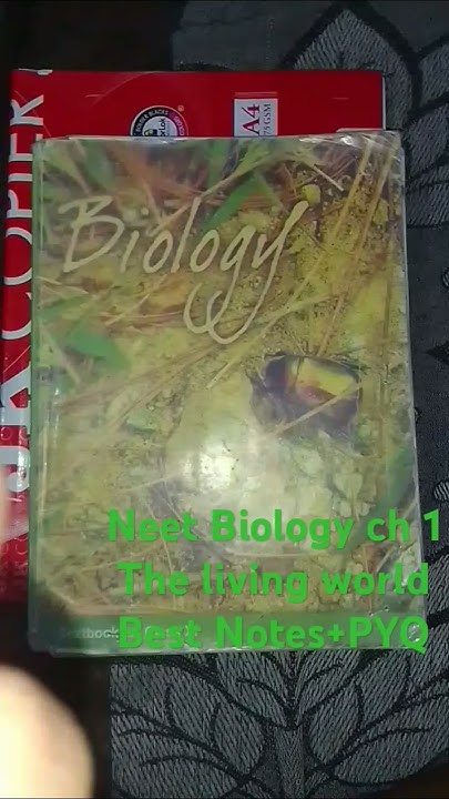 NEET ch 1 Biology The living world best notes++ pyq - YouTube