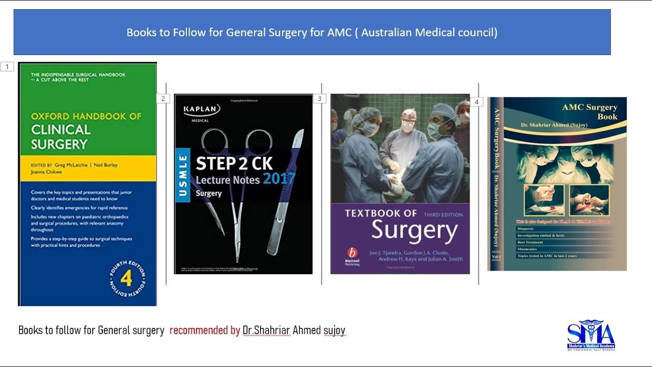 AMC Part 1 Surgery Books AMC MCQ Books YouTube amc-part-1-surgery-books-amc-mcq-books-youtube