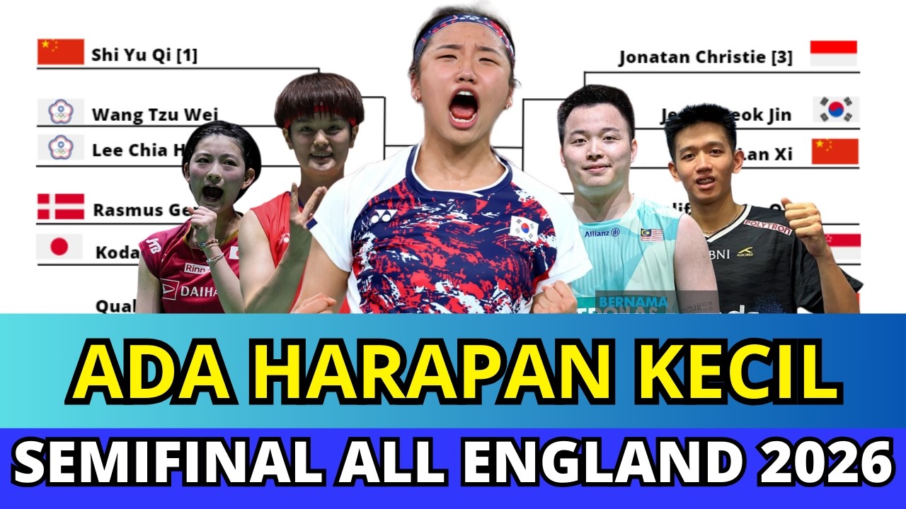 JADWAL SEMIFINAL ALL ENGLAND 2026 HARI INI! #allengland2026