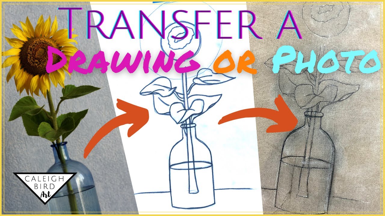 How to Use Transfer Paper: Transferring an Image, Sketch, Coloring Page or  Digital Stamp 