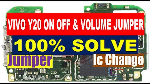 Vivo Y20 On Off & Volume Jumper | Power Button Jumper | Volume Button Jumper