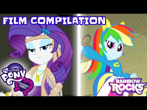 Equestria Girls | FULL FILMS: Rainbow Rocks & Equestria Girls | My Little Pony MLPEG | 2 HOURS