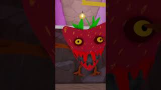 🍓STRAWBERRY POLICE FAMILY PRISON RUN ESCAPE! Obby JUMPSCARES #jumpscares #shorts #barrysprisonrun