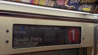 IRT 7 Av Local R62A 1 Train South Ferry to Van Cortlandt Park-242 St
