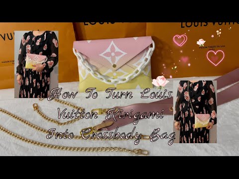 How To Turn Louis Vuitton Kirigami Into Crossbody Bag👜