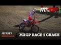 Herlings Crash | MXGP Race 1 | MXGP of Pietramurata 2021 #Motocross