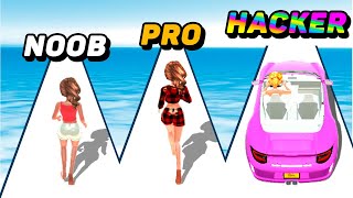 NOOB vs PRO vs HACKER in Doll Designer! | Game Trailer
