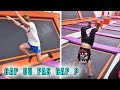 Cap ou pas cap trampoline park  chute mmorable 2  