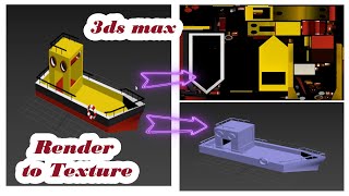 Render to texture in 3ds max - 3ds max tutorial