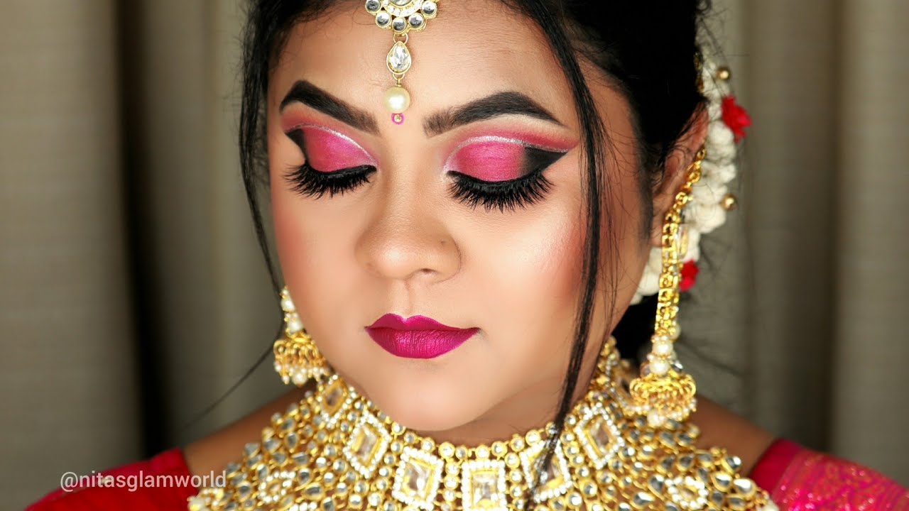 Indian Bridal Eye Makeup For Hooded Eyes Saubhaya Makeup