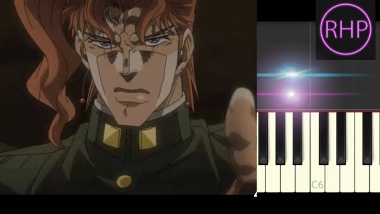 Como tocar Kakyoin´s Theme - Virtuous Pope-Jojo´s Bizarre Adventure-Tutorial piano fácil