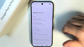 Google Pixel 10 Pro - How to Turn On Off Notification Dots
