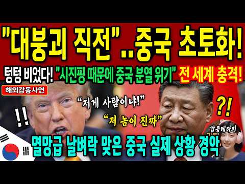 시진핑 집권 이후 역대급 나라가 쪼개질 위기 처하자 초토화된 중국, 날벼락 맞은 이유. 벼랑 끝에 서있는 시진핑 이제 갈 곳은 없다 | 해외감동사연 thumbnail