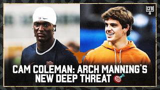 Cam Coleman: Arch Manning's New Deep Threat 🤘 | Top College Plays