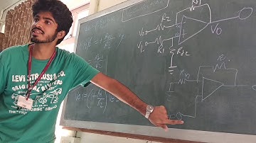 Design of Algebraic functions using OP-AMP #2